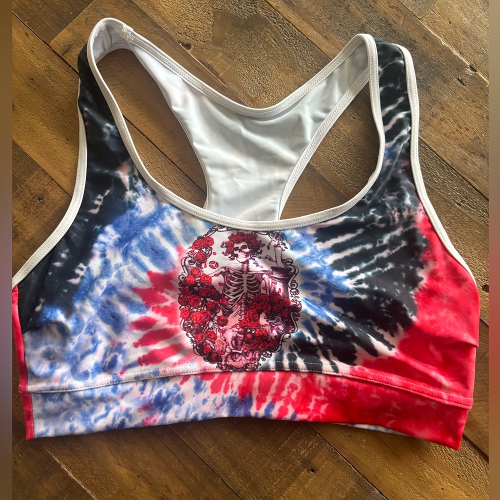 Grateful Dead Sports Bra. Size Large